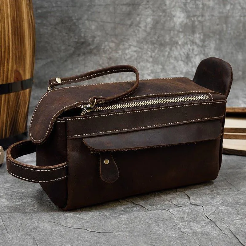 Woosir Leather Hanging Dopp Kit