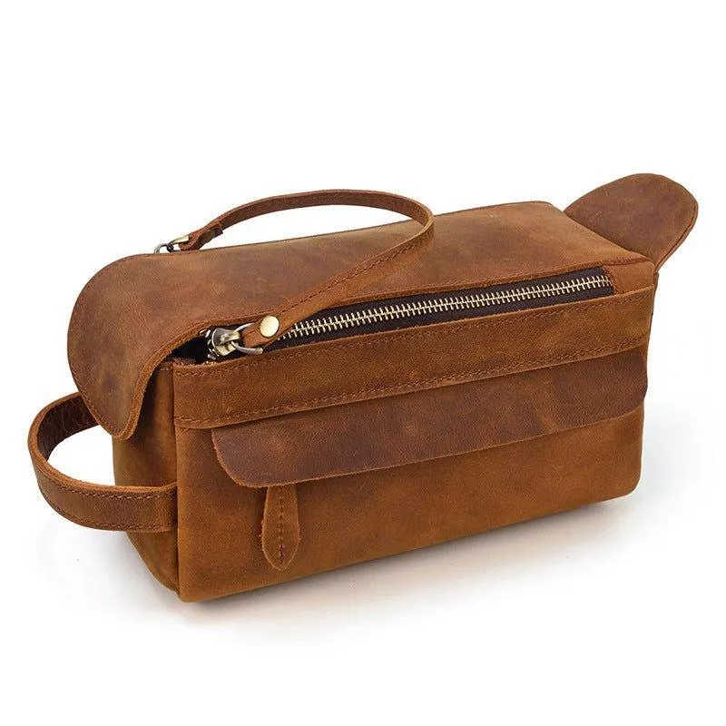 Woosir Leather Hanging Dopp Kit