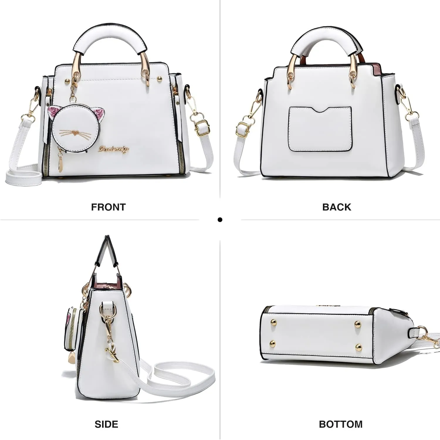 Xiaoyu Fashion Purses and Handbags for Women Ladies Crossbody Bags Top Handle Satchel Shoulder Bags Small Totes