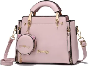 Xiaoyu Fashion Purses and Handbags for Women Ladies Crossbody Bags Top Handle Satchel Shoulder Bags Small Totes