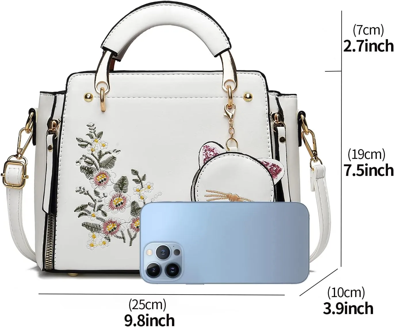 Xiaoyu Fashion Purses and Handbags for Women Ladies Crossbody Bags Top Handle Satchel Shoulder Bags Small Totes