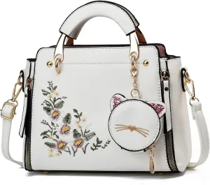 Xiaoyu Fashion Purses and Handbags for Women Ladies Crossbody Bags Top Handle Satchel Shoulder Bags Small Totes