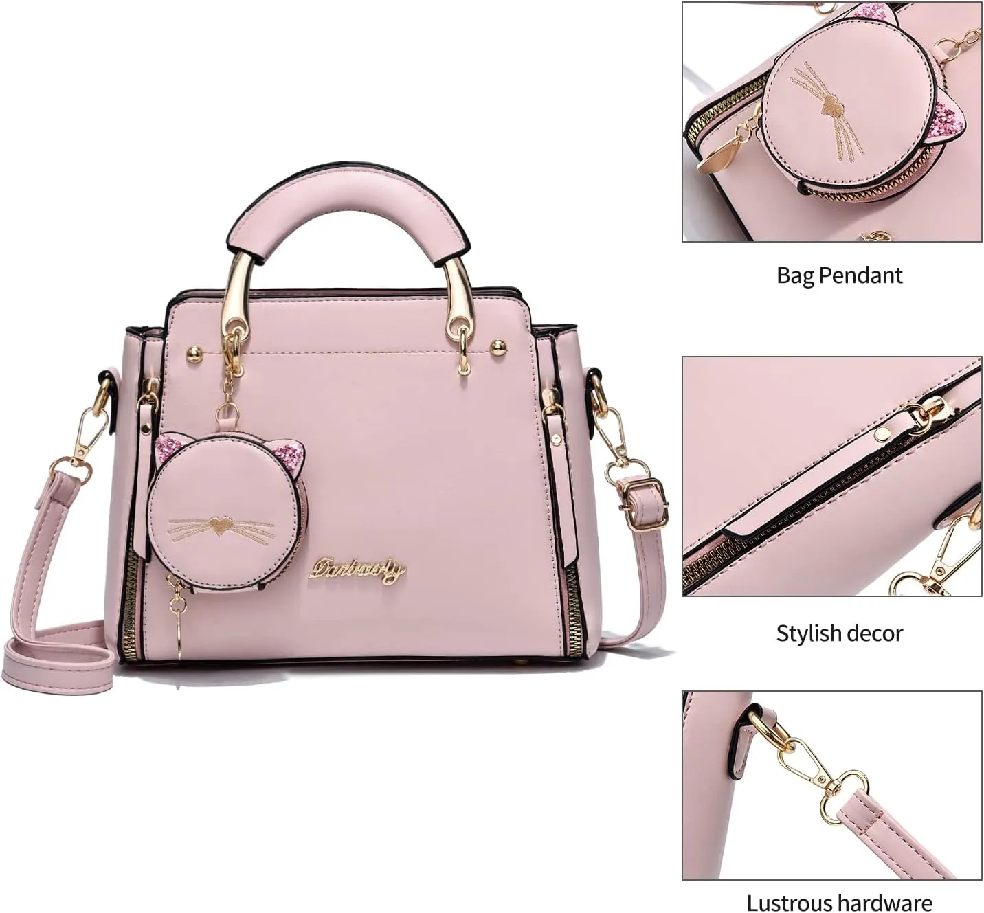 Xiaoyu Fashion Purses and Handbags for Women Ladies Crossbody Bags Top Handle Satchel Shoulder Bags Small Totes