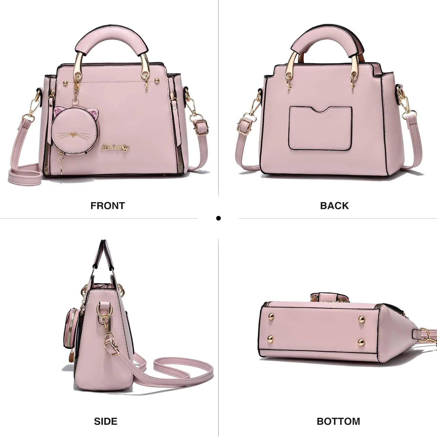 Xiaoyu Fashion Purses and Handbags for Women Ladies Crossbody Bags Top Handle Satchel Shoulder Bags Small Totes