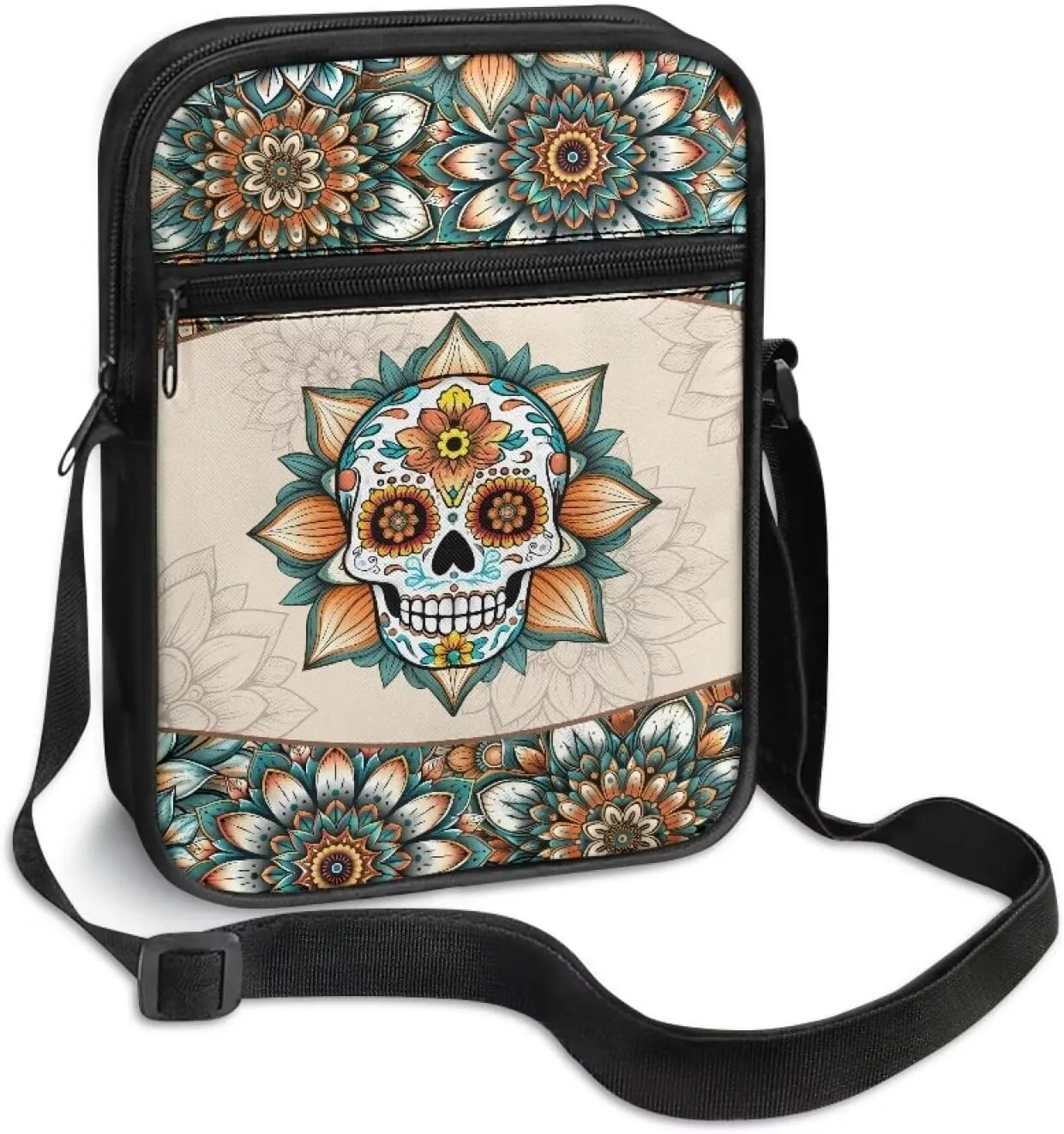 Xoenoiee Mini Messenger Bag for Women Men Small Crossbody Bag Shoulder Bag Water Resistant Sling Bags for Work Daily