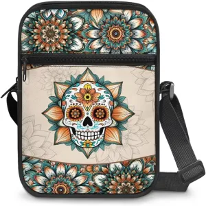 Xoenoiee Mini Messenger Bag for Women Men Small Crossbody Bag Shoulder Bag Water Resistant Sling Bags for Work Daily