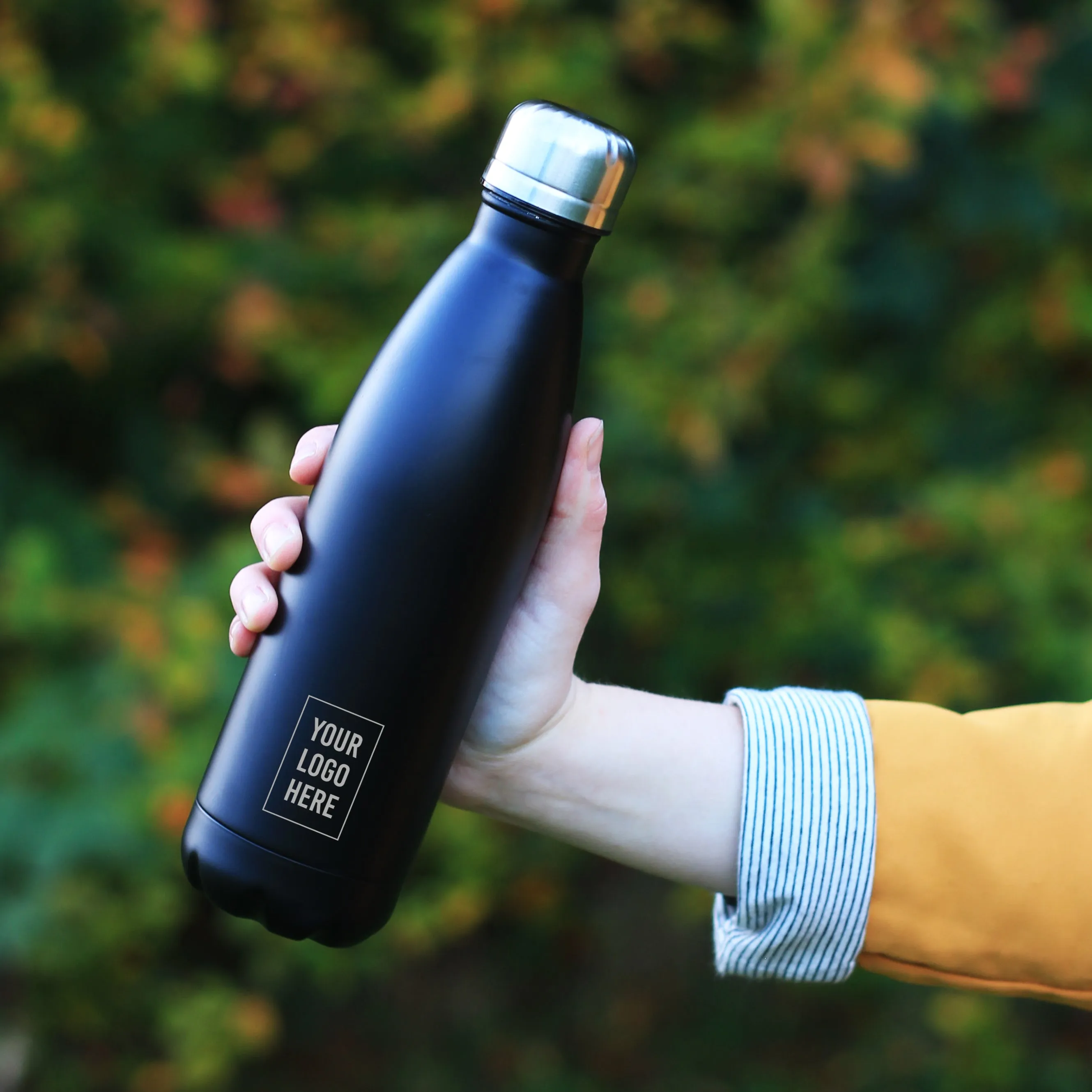 Your Business Logo Personalised on Metal Insulated Bottle
