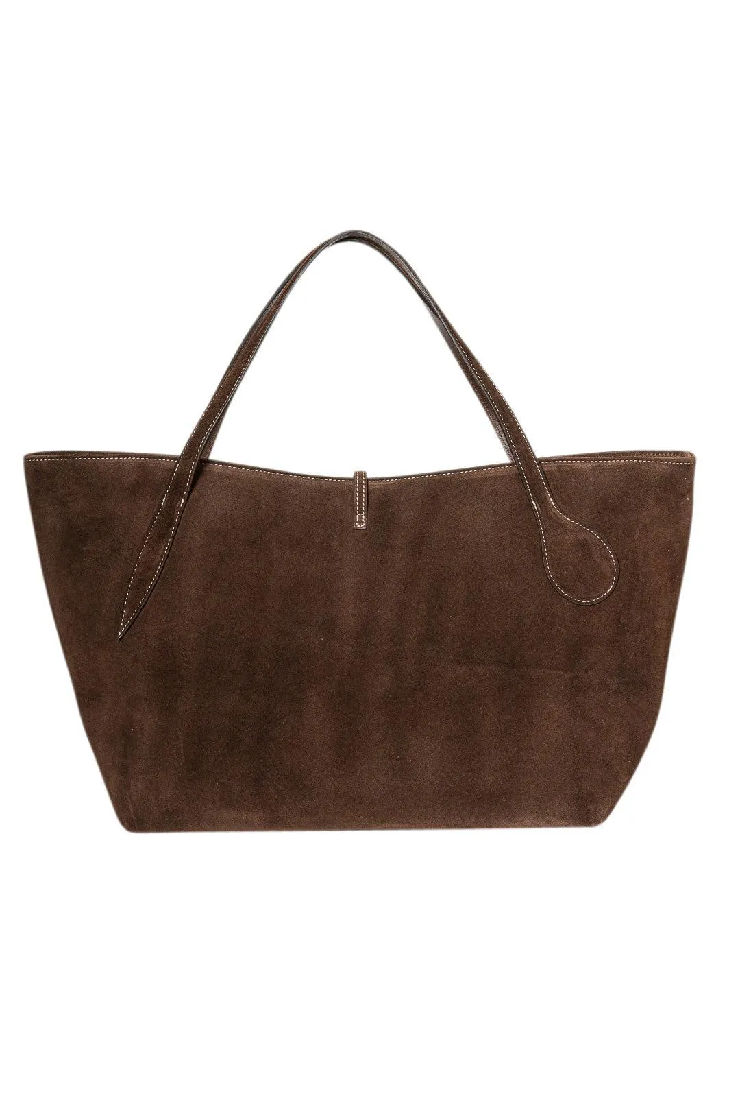 Zip Penne Tote Suede