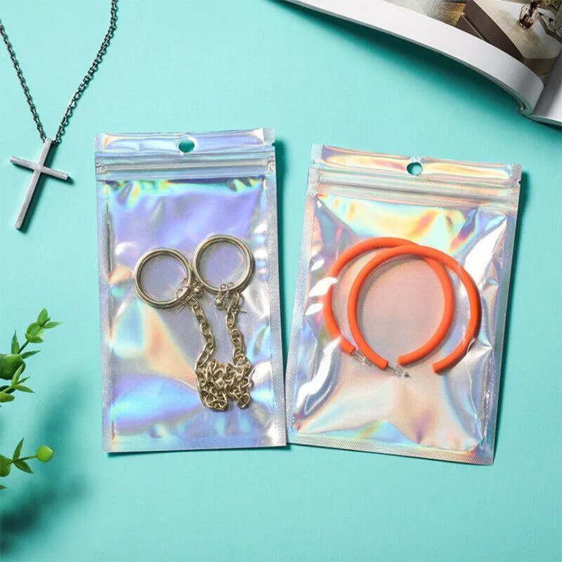 Ziplock Bags 100-200PCS Food Storage Laser Pouches